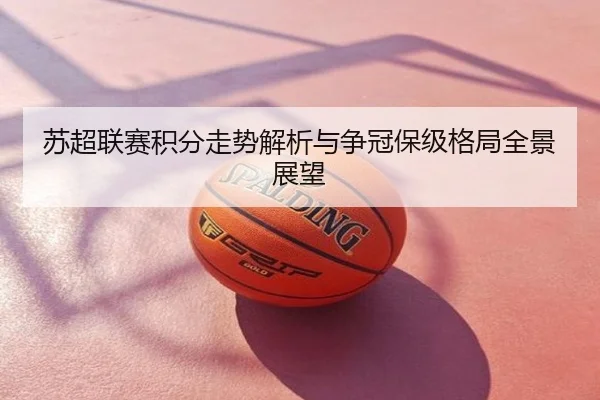 苏超联赛积分走势解析与争冠保级格局全景展望