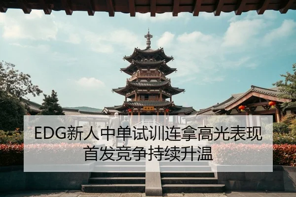 EDG新人中单试训连拿高光表现首发竞争持续升温